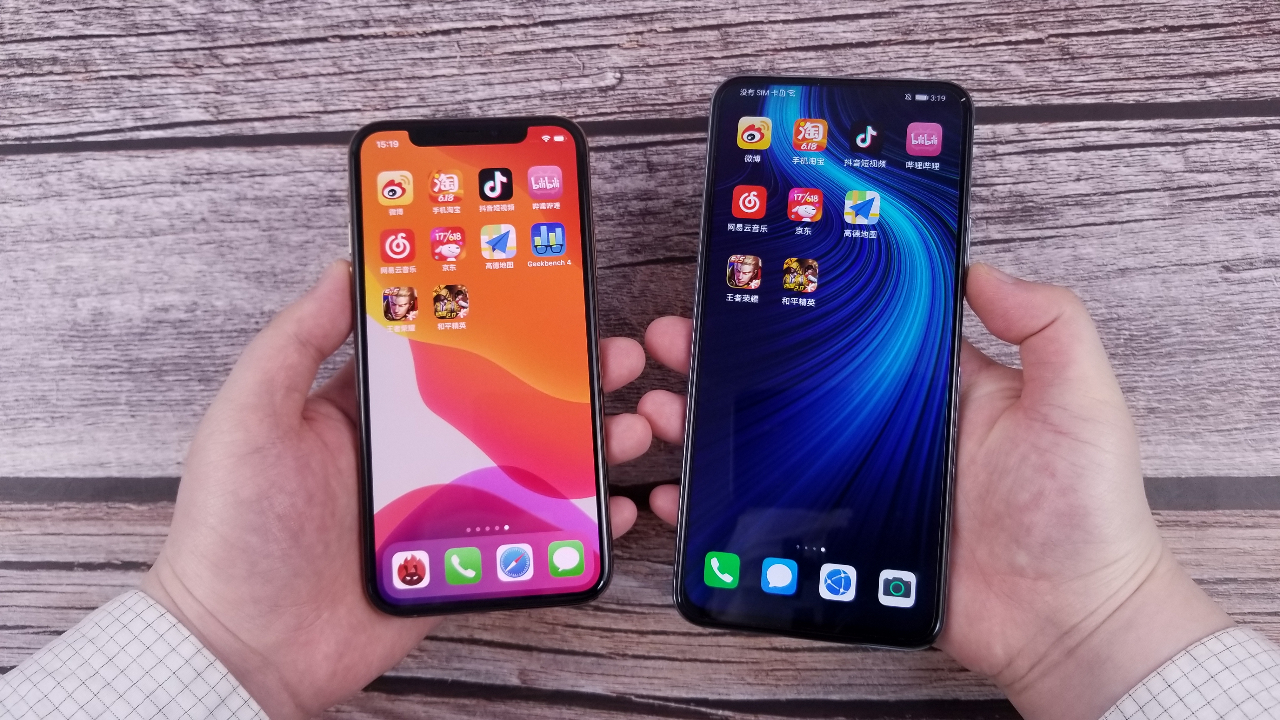 荣耀X10对比iPhoneXS,看完后,这优化绝了!